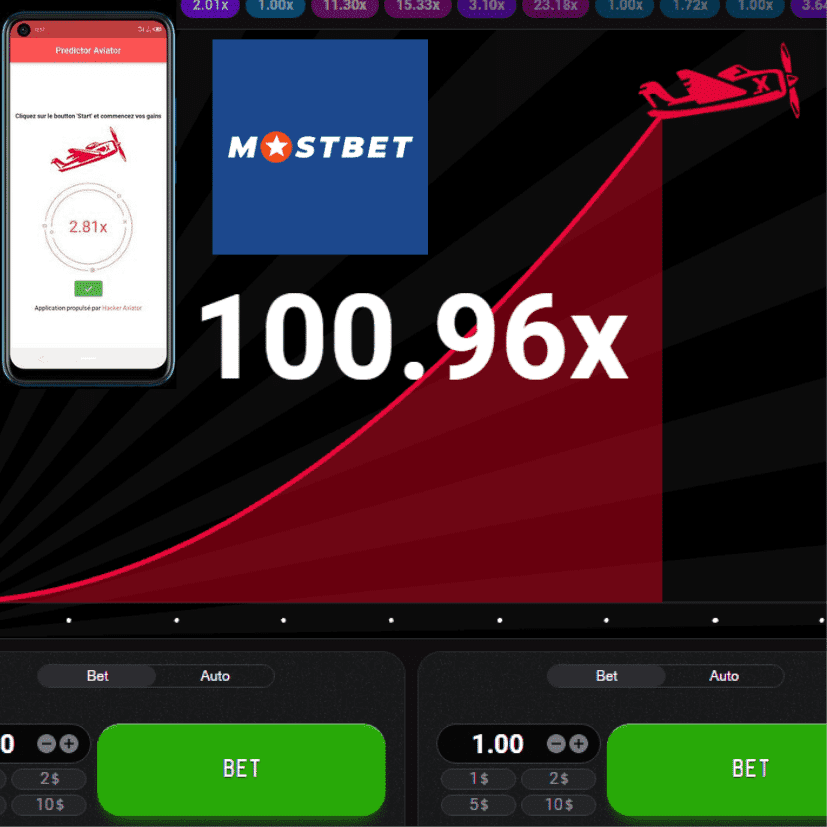 App for casino Mostbet